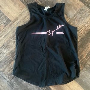 ZYIA BLACK SOUTH BEACH TANK